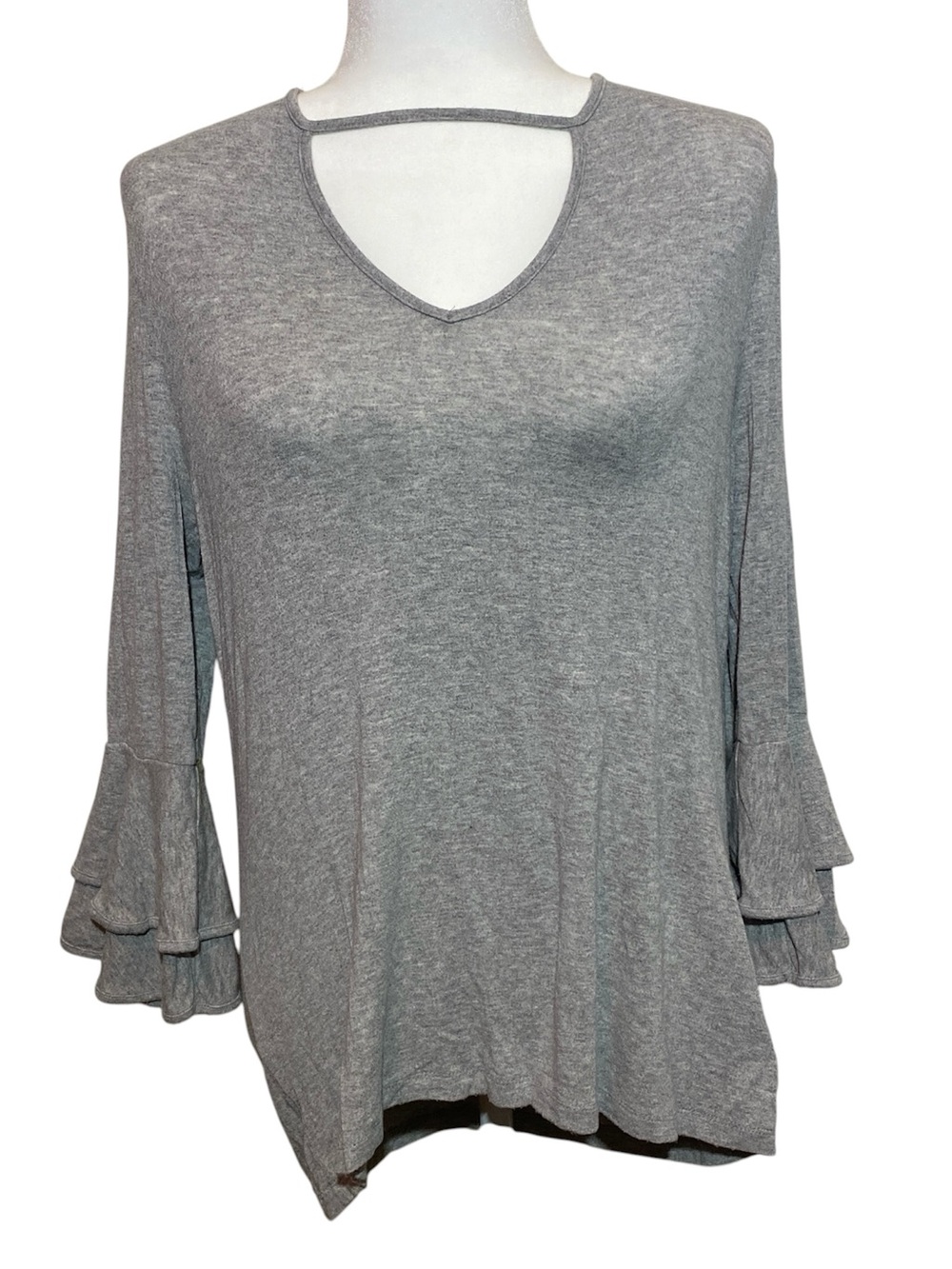 Bobeau Grey Blouse